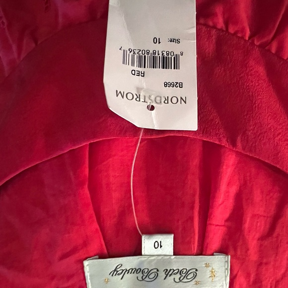 Gorgeous red dress with tie. New with tags. From Nordstroms. - Picture 3 of 11